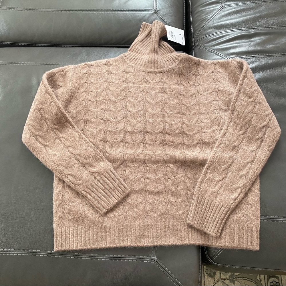 NWT Magaschoni Women's Cashmere Turtleneck Sweater - Picture 5 of 10